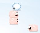 Play free game online: Sumo Snowman