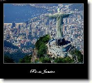 Rio de Janeiro z vrtulnku