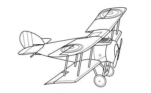 Free Coloring Pages For Boys And Girls Technique Aircraft