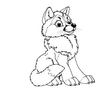 Color A Wolf